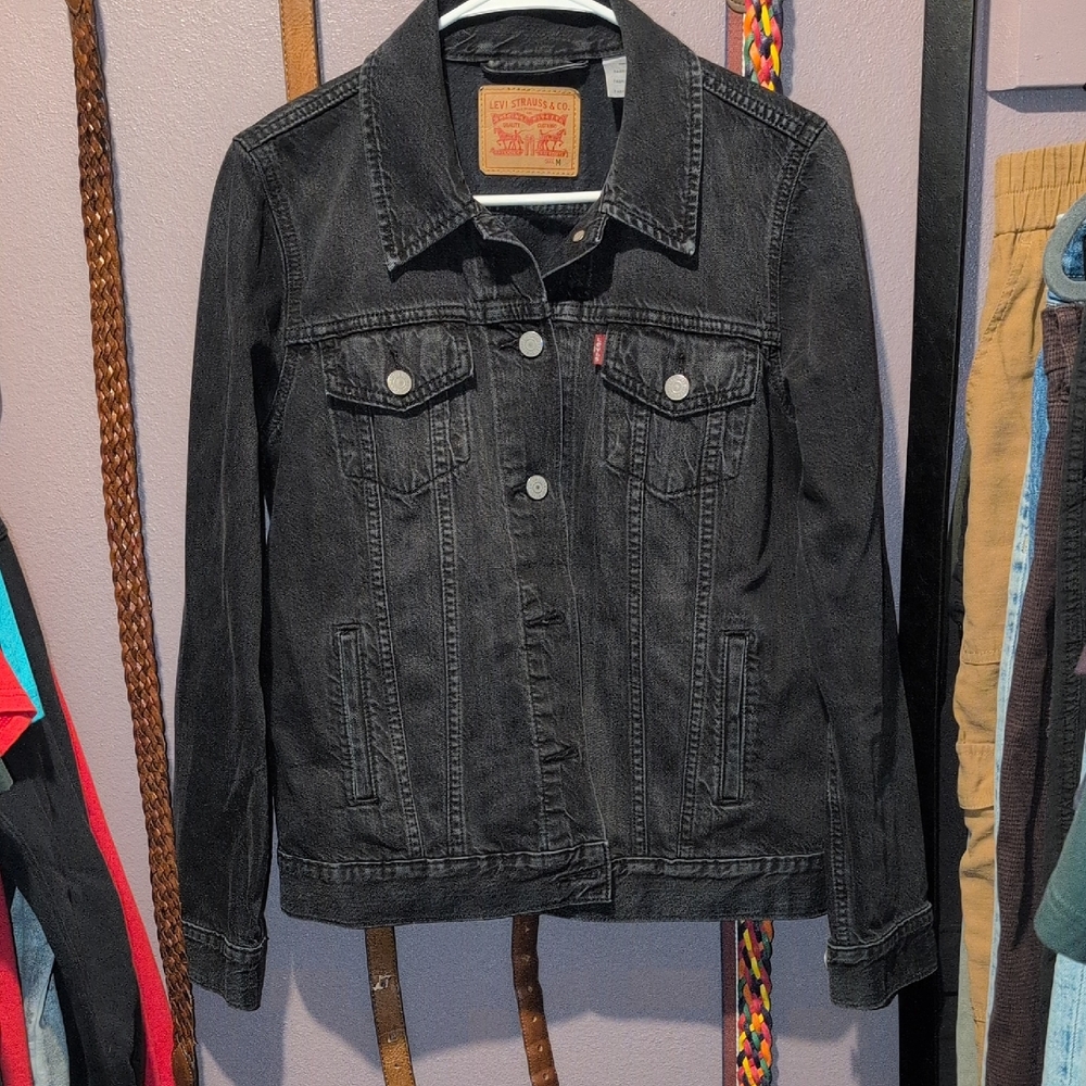 Levi's Women's Charcoal Denim Jacket
